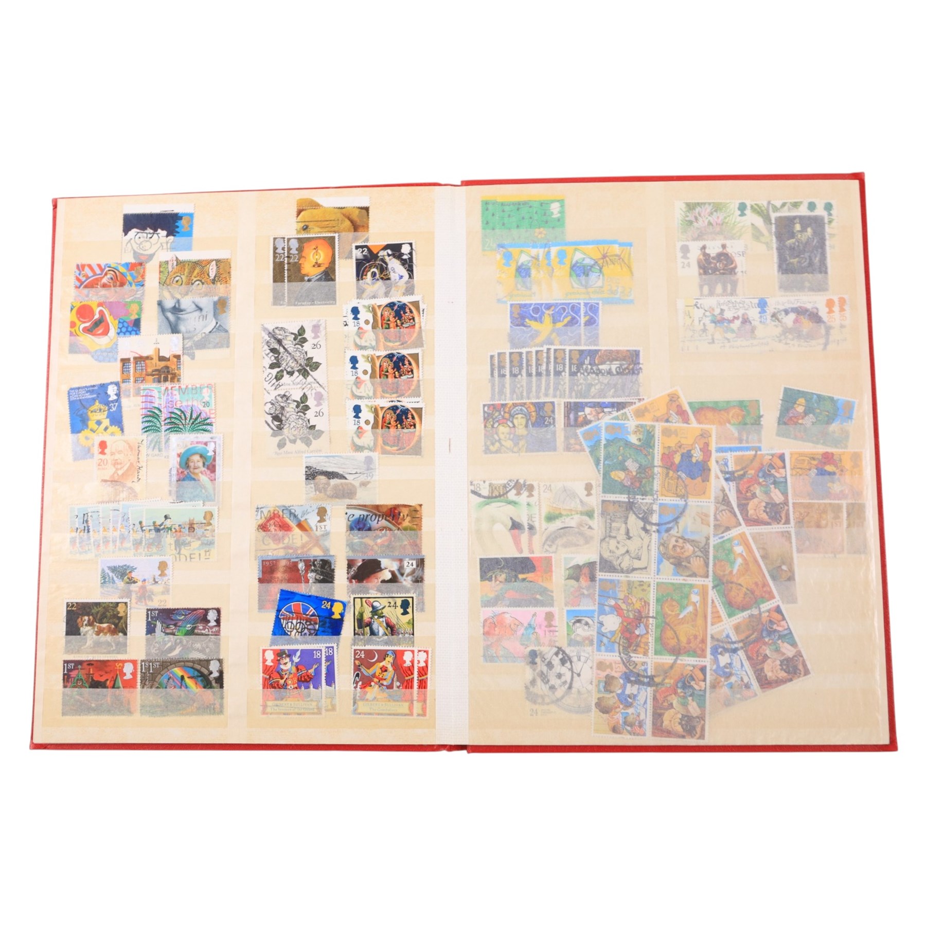 Great British and World stamps, including Isle of Man covers, other first day covers, State of Qatar stamps, etc, in two boxes