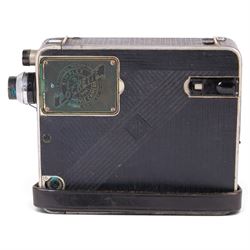 Simplex Pockette 16mm Movie Camera, serial no. C-009475, with case