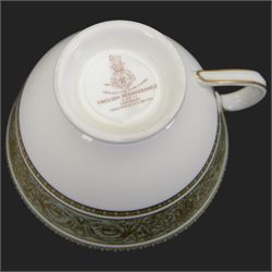 Royal Doulton English Renaissance pattern dinner service for six, including dinner plates, side plates, bowls, two covered dishes etc