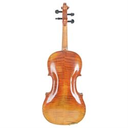 Full size- German violin, label reads 