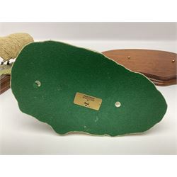 Two Border Fine Arts figure groups, comprising Black faced Ewe & Border Collie no B104 by Ray Ayres and To The Tup Sale, no JH72 limited edition 383/1850, both on wooden base, one with certificate