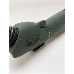 Hawke Sport Optics '24-72x70' zoom spotting scope, with tripod in protective hard case