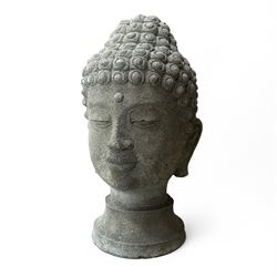 Small cast stone Thai Head