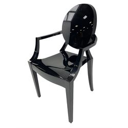 Philippe Starck for Kartell - 'Louis Ghost' chair, in black