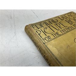 Edmund Dulac's Picture book for the French Red Cross, together with four framed and glazed hand coloured equestrian prints, in one box