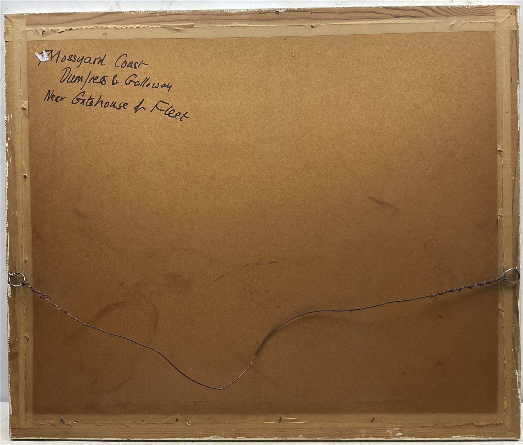 William Miles Johnston (British 1893-1974): 'Mossyard Coast - Dumfreys and Galloway near Gatehouse of Fleet', watercolour signed, titled verso 39cm x 53cm 