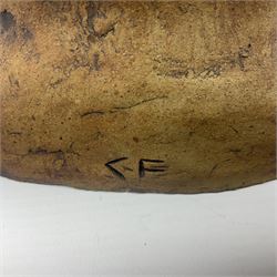 Studio Pottery bust, modelled as a man, H29cm