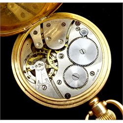 Smiths De Luxe 9ct gold gentleman's 15 jewels manual wind presentation wristwatch, with subsidiary seconds dial, Edinburgh 1961, on black leather strap, cased, Limit gol-plated pocket watch and one other