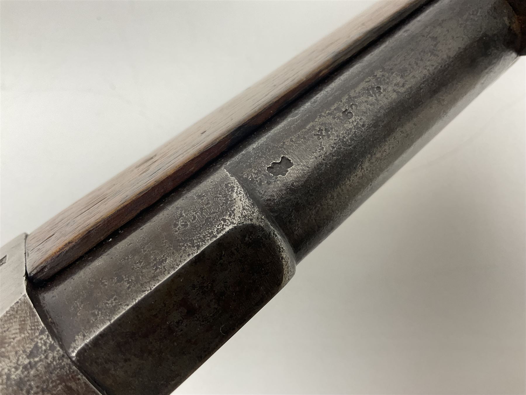 Martini Henry .577/450 Mark I civilian sporting rifle, partially dismantled with most parts thought to be present, 63.5cm(25