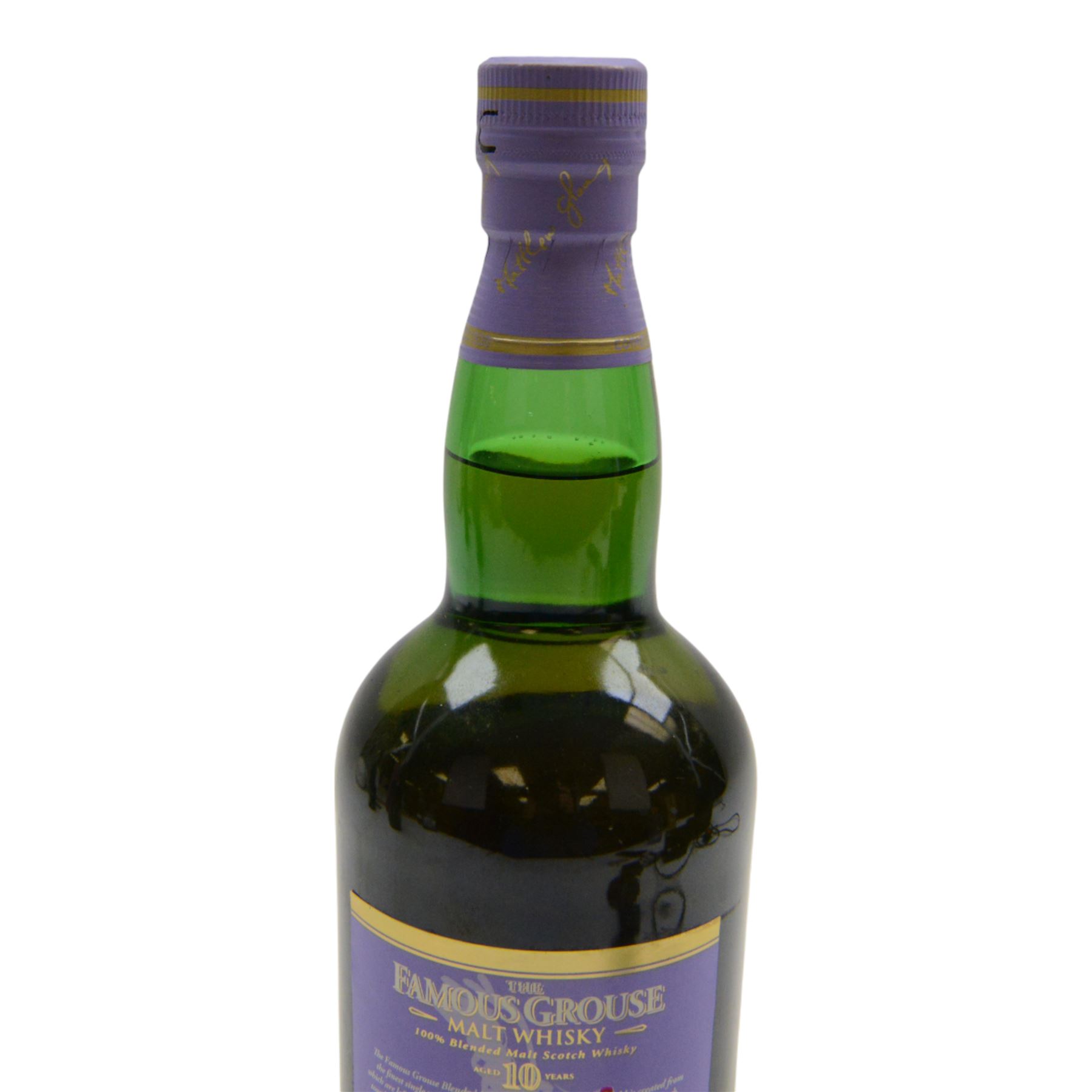The Famous Grouse, 10 year old, Blended malt whisky, 700ml, 40% vol 