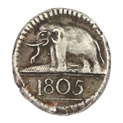 King George III Ceylon 1805 forty-eight stivers coin