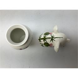 Plichta elephant together with Portmeirion The Botanic Garden vase