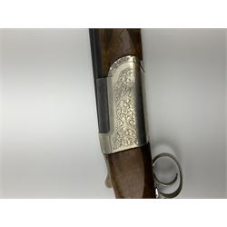 French Verney Carron 12-bore over-and-under double barrel boxlock ejector sporting gun, 71cm barrels, walnut stock with chequered grip and fore-end and thumb safety, serial no.336224X, L115cm RFD ONLY AS BARRELS MARGINALLY IN PROOF
