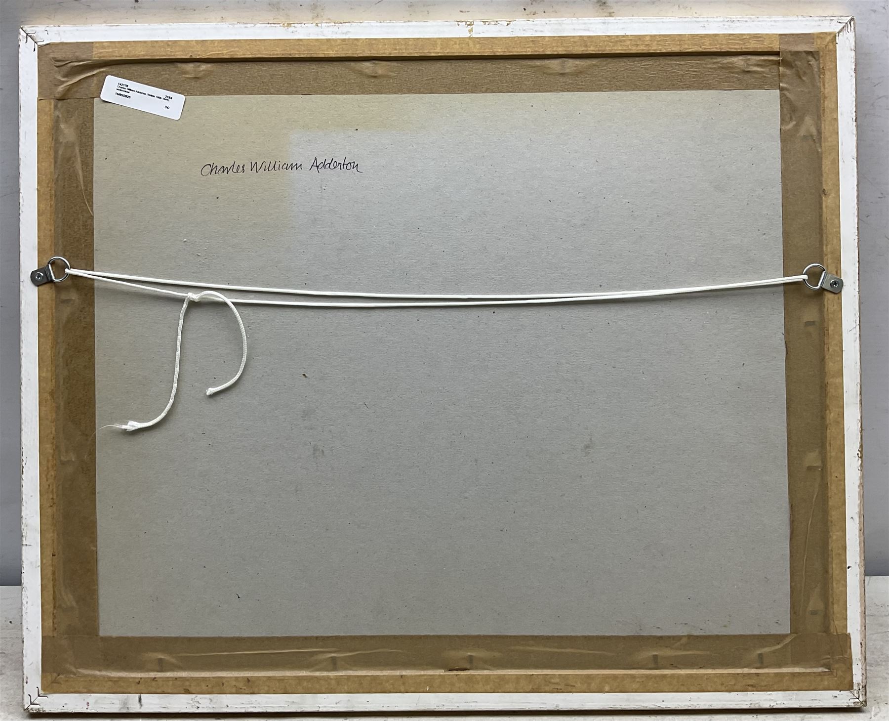 Charles William Adderton (British 1866-1944): Watching the Boats from the Sea Wall, watercolour signed 20cm x 26cm