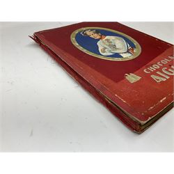 Magnus Laurie: The West Riding Territorials in the Great War. 1920: German Haus Neuerburg cigarette card album entitled Der Bunte Rock depicting 19th century military uniforms; French Chocolat Aiglon trade card album including some military costumes; and a cigarette card album, some of military interest (4)