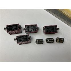 'N' gauge - Minitrix Class A4 4-6-2 locomotive 'Mallard' No.60022; in hard perspex case; Lima Diesel Shunter No.D2790; boxed; 0-6-0 locomotive 'Margaret' with four Colin Ashby EDLR coaches and three wagons; and Egger-Bahn 0-4-0 locomotive No.5 with two coaches in hard plastic boxes (13)