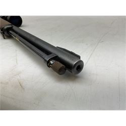 Marlin Model 39A Mountie .22 rim-fire rifle with 51.5cm barrel and under lever action with Bisley 3-9 x 40 variable scope L93cm overall SECTION 1 FIRE-ARMS CERTIFICATE REQUIRED