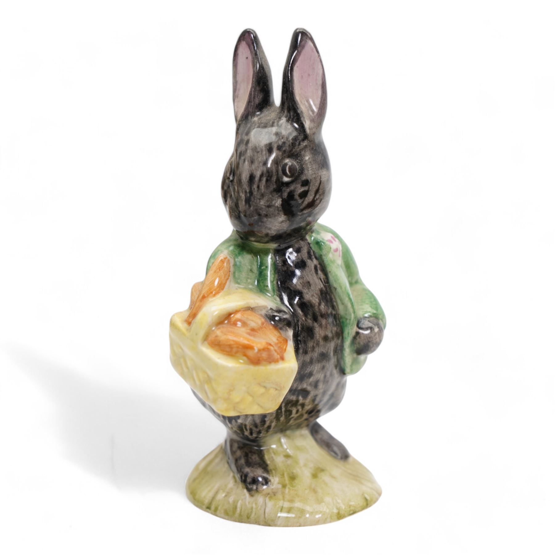 Collection of fifteen Beswick Beatrix Potter figures with brown backstamps including 'Little Black Rabbit', Simpkin', 'Tommy Brock' etc and two BP2a figures 'Ribby' and 'Appley Dapply'