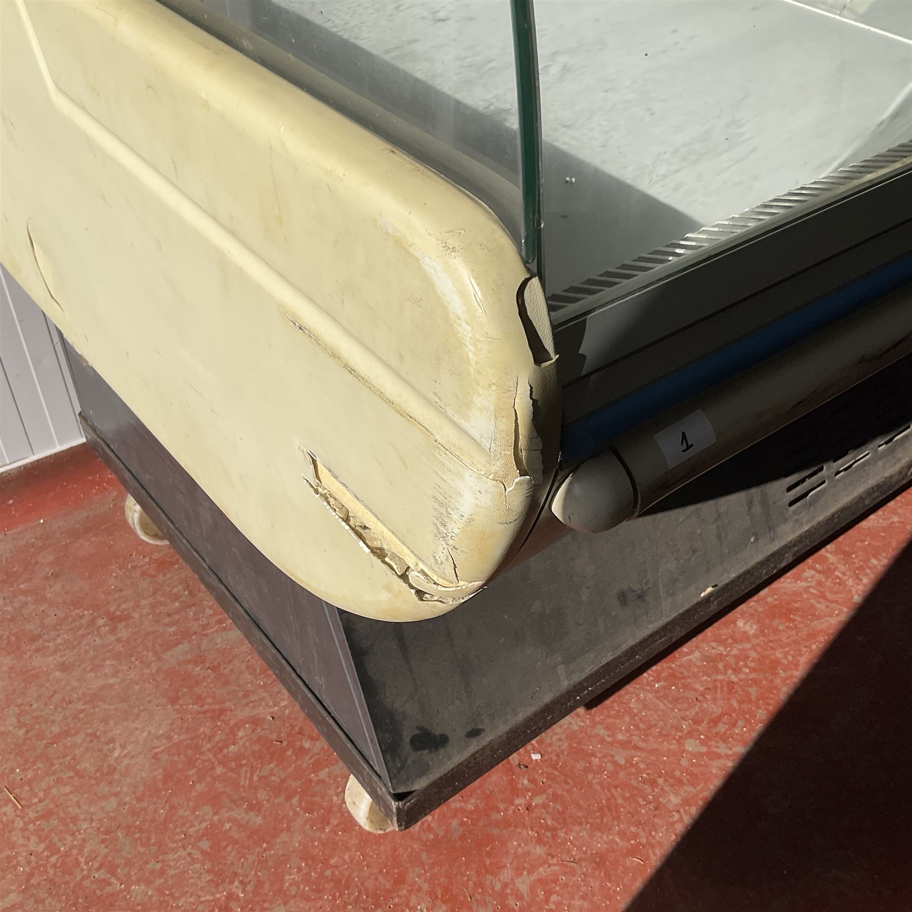 Koxka mobile serve-over display counter (1) - THIS LOT IS TO BE COLLECTED BY APPOINTMENT FROM DUGGLEBY STORAGE, GREAT HILL, EASTFIELD, SCARBOROUGH, YO11 3TX