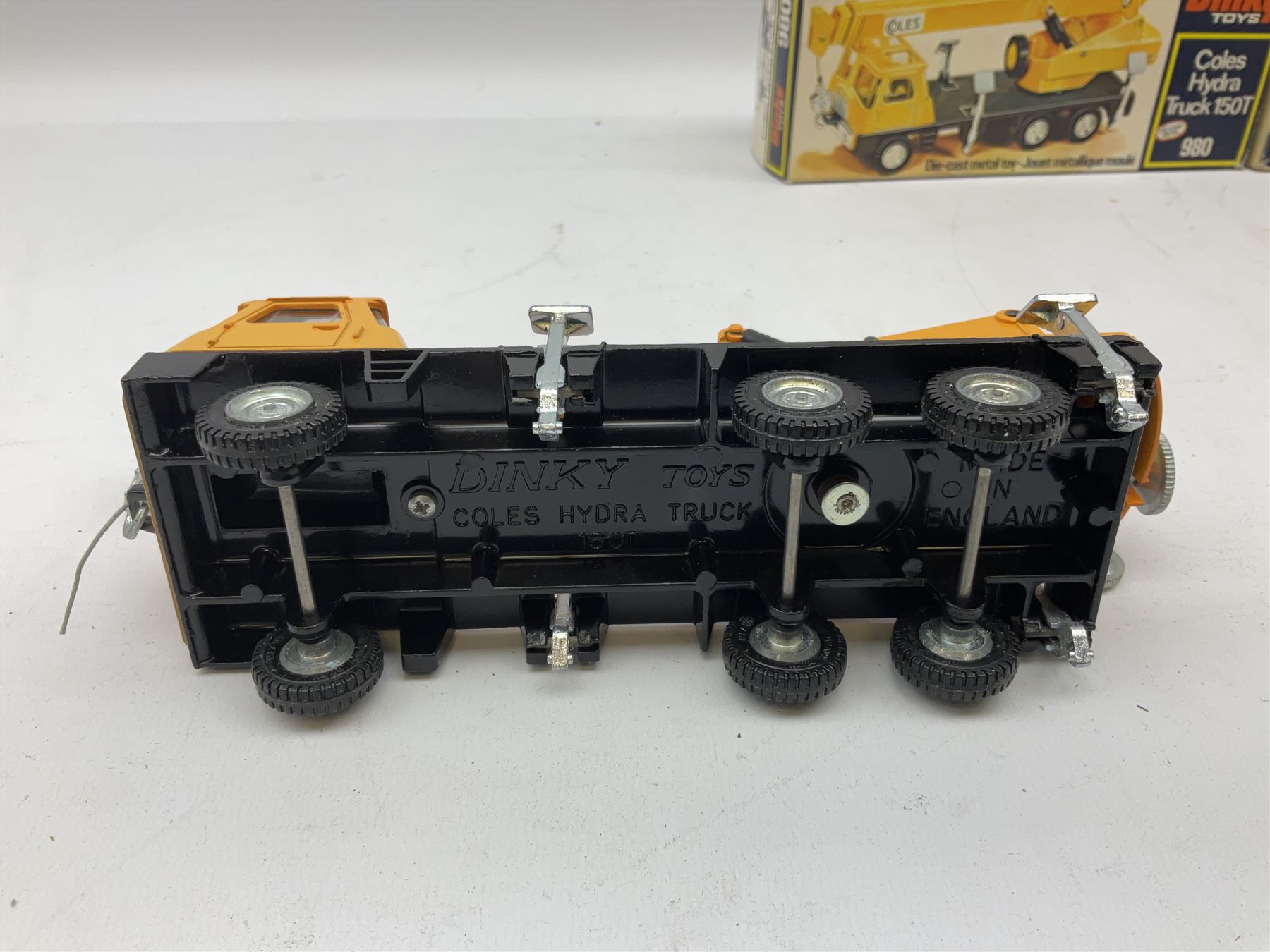 Dinky - Coles Hydra Truck 150T No.980; and Atlas Digger No.984; both boxed with internal packaging (2)