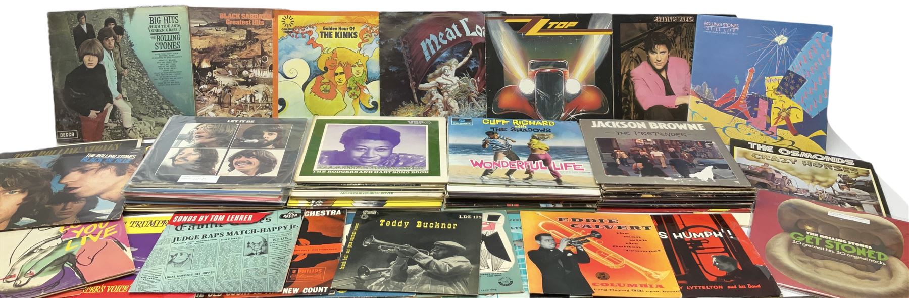 Over seventy LP records 1960s/70s/80s including seven Beatles, five Rolling  Stones, Cliff Richard and The Shadows, Isaac Hayes, Jackson Browne, The  Osmonds, Beach Boys, Duane Eddy, Buddy Holly, Elvis - Musical &