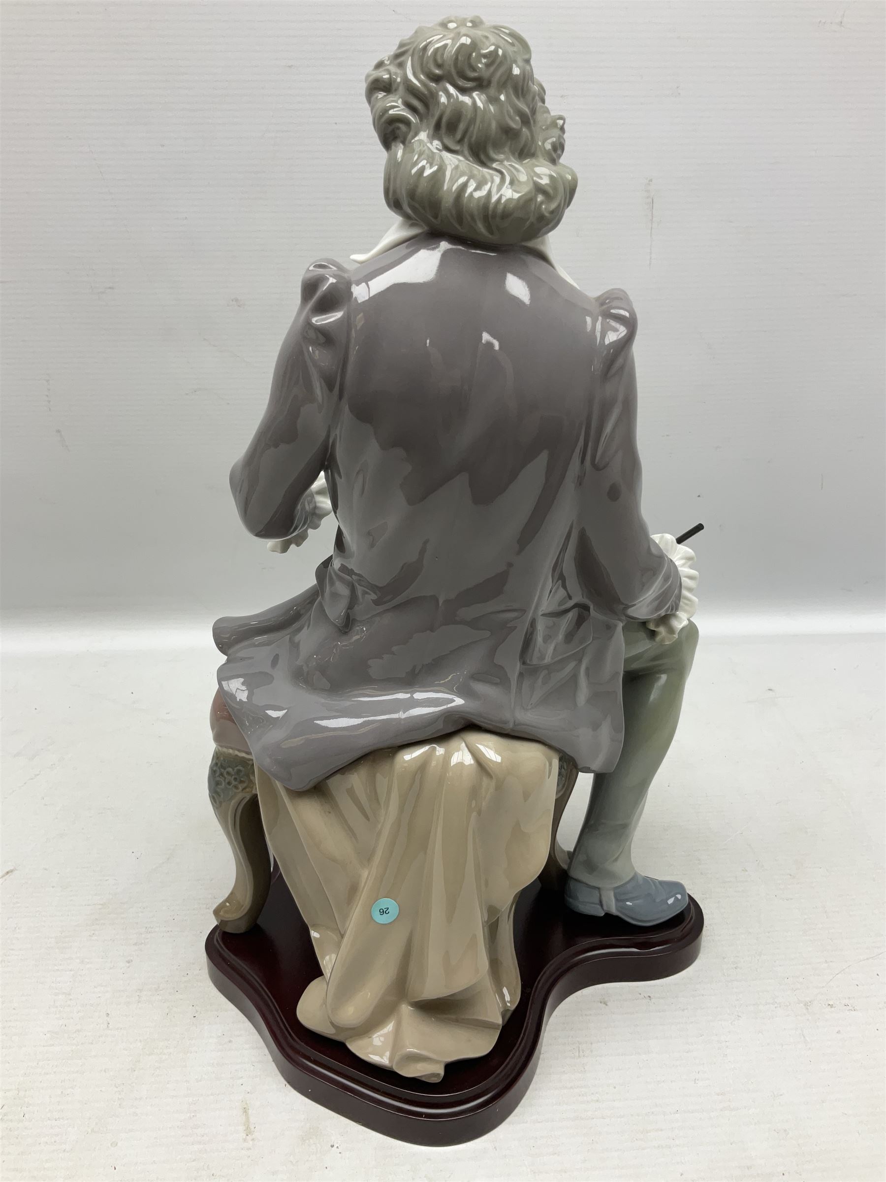 Lladro figure, Beethoven, limited edition 246/3000, Sculpted by Salvador Furio, no 5339, with original box year issued 1985, year retired 1993, H34cm