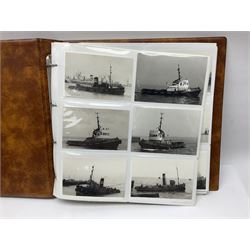 Collection of loose Edwardian and later postcards, mostly topographical examples depicting East Yorkshire, Hull and the East Coast, including Hull, Bridlington, Staithes, Flamborough Head, Beverley, etc., and a quantity of other postcards, plus two photograph albums containing photographs of trawlers