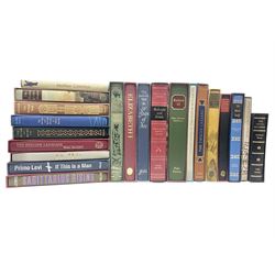 Folio Society - twenty-one volumes including All Quiet on the Western Front, The Twelve Caesars, Richard III, If this is a Man etc 