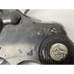 Deactivated Colt Official Police 38-200 six-shot revolver, the 13cm(5