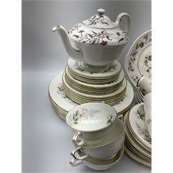 Teawares, comprising Ridgway Melisande pattern part service, Paragon par service, and Paragon teapot. 