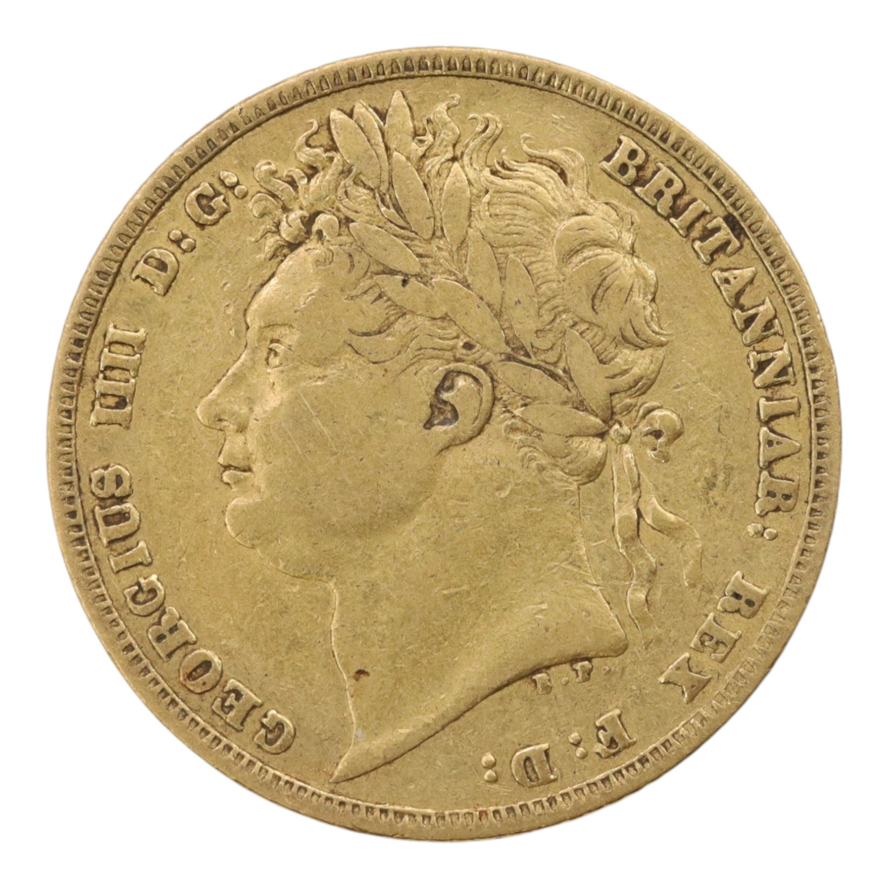 George IIII 1821 gold full sovereign coin