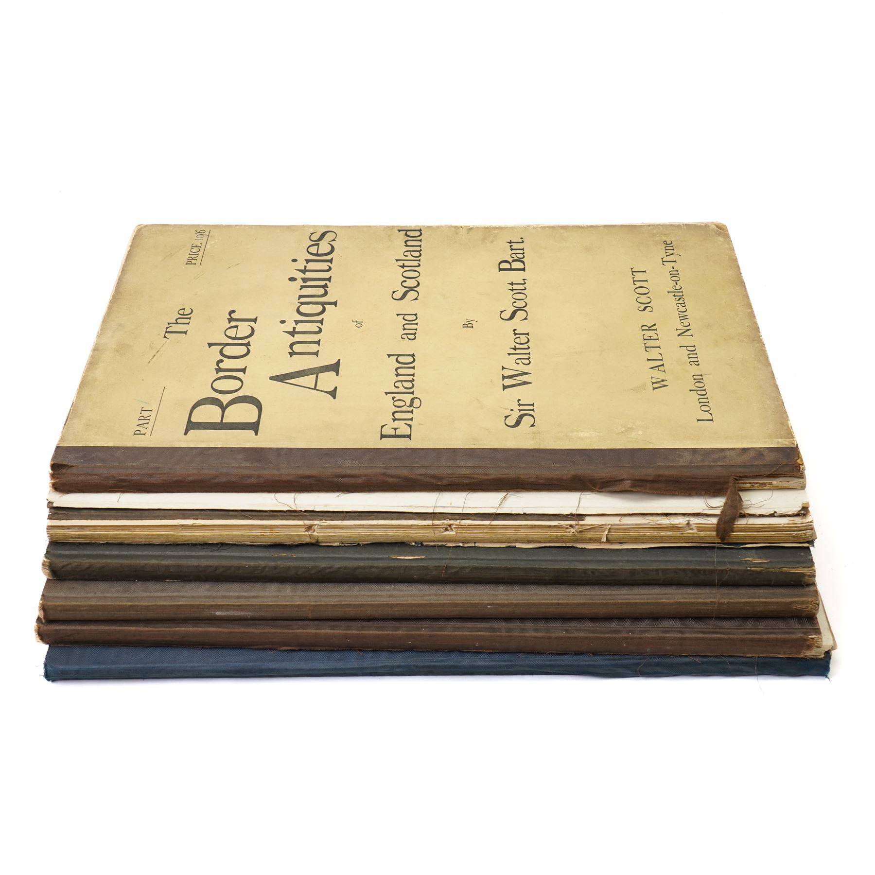 Scott, Walter- 'Border Antiquities of England & Scotland' six volumes 