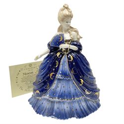 Coalport limited edition Millennium Ball figure, Moon, no 727/2500, boxed with certificate