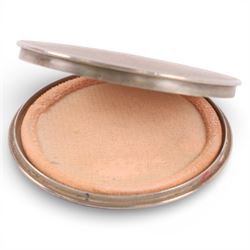 Mid 20th century silver compact mirror, the cover with engine turned and engraved floral decoration, hallmarked Henry Clifford Davis, Birmingham 1953, D7cm