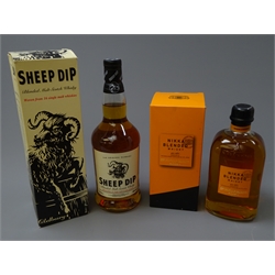  Sheep Dip Blended Malt Scotch Whisky, in older style bottle and Nikka Blended Whisky, both 70cl 40%vol in cartons, 2btls  