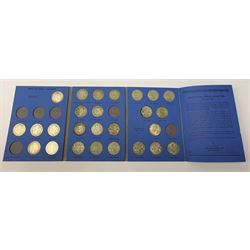 Incomplete Whitman folder 'Great Britain half crowns collection 1911 to 1940', including George V 1914, 1915, two 1916, 1918 and 1919 etc, twenty-six coins in total