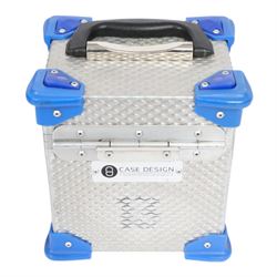 Set of ten 4x5.65 inch filters, comprising seven LEE ProGlass Cine ND filters from 1-7 stops, one Nisi optical flat and two Schneider true-pol polarisers, in flight case with pouches and Tiffen 4x4 filter tray