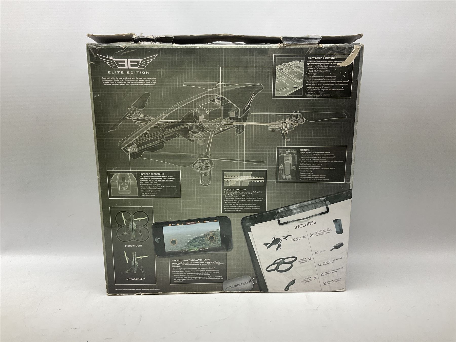 Parrot AR Drone 2.0 Elite Edition; boxed