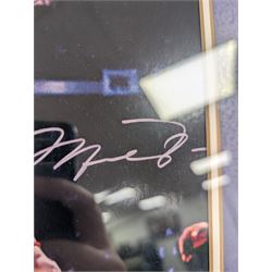 Michael Jordan signed 10 x 7