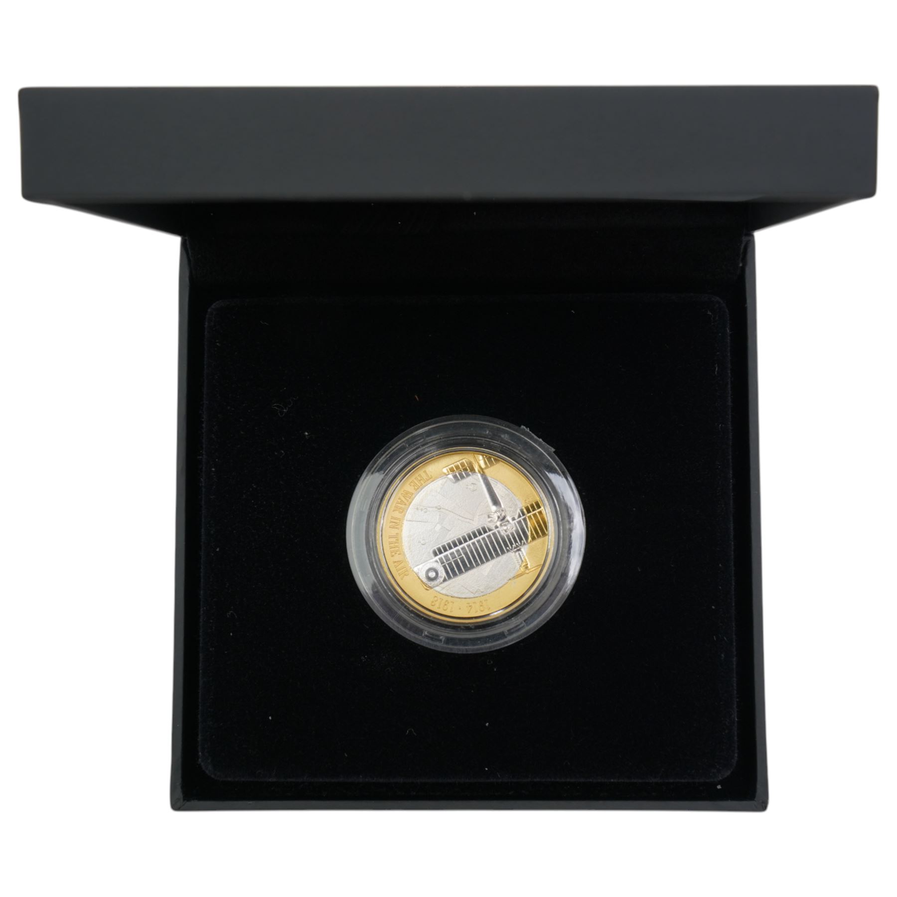 Five The Royal Mint United Kingdom silver proof coins, comprising 2017 one ounce Britannia, 2017 '100th Anniversary of the First World War' piedfort two pound, 2018 'Remembrance Day' piedfort five pound, 2019 'Remembrance Day' piedfort five pound, and 2019 'Wallace & Gromit' fifty pence