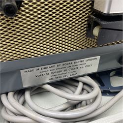 Bolex Paillard P3 Zoom Reflex camera body, serial no 38090, with 'B te S.G.D.G Som Berthiot Pan-Cinor 1:1.9 f=8a 40' lens, serial no. 40251438 in case, Kodak Brownie movie camera, Kodak model 2 Brownie movie camera and a Kodak 8 Movie Projector A-15G and other camera equipment 