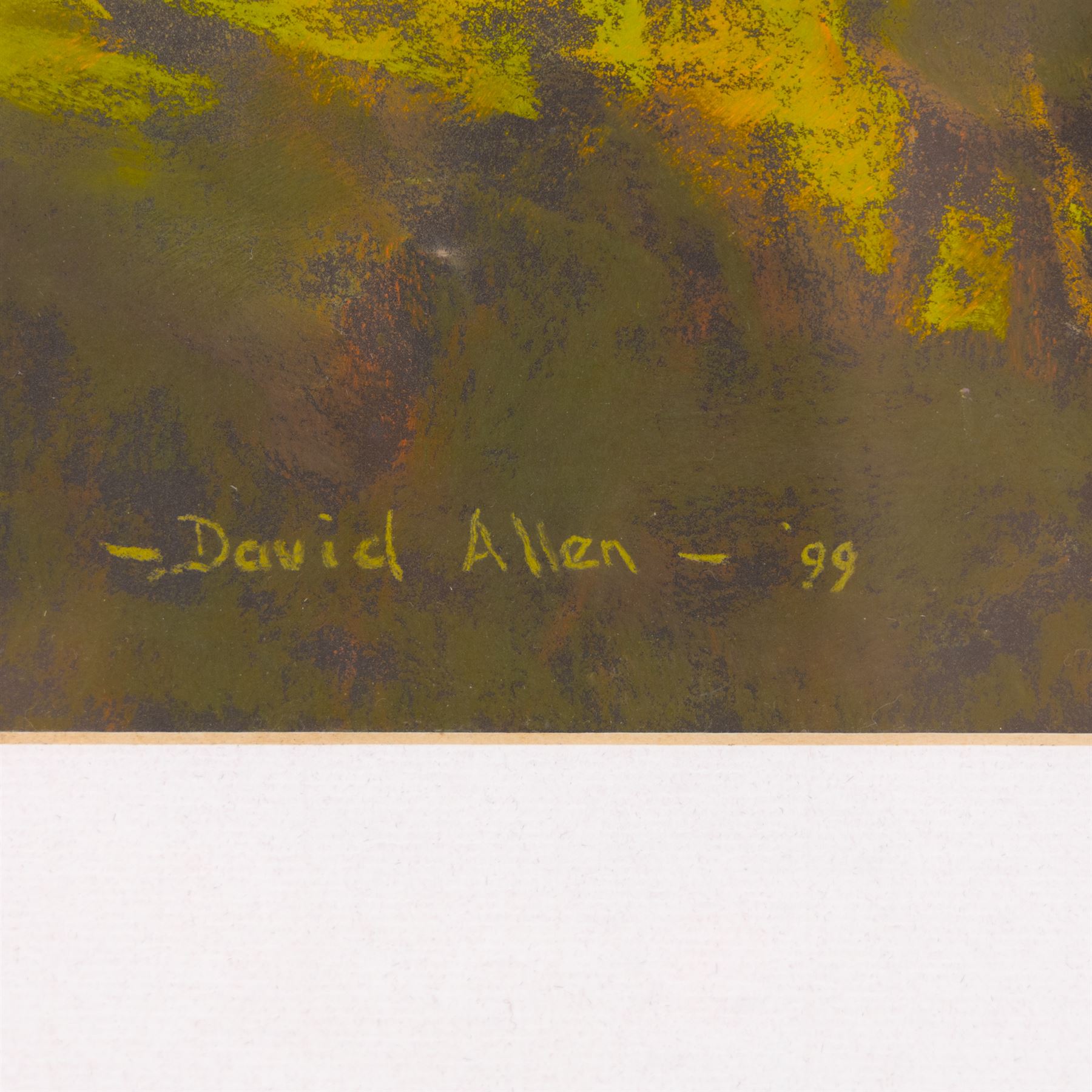 David Allen (British 1945-): 'Sandsend Valley', pastel signed and dated '99, titled verso 44cm x 59cm
Provenance: gifted to the vendor by the artist