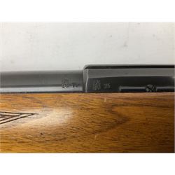 BRNO Model 581 semi-automatic .22 rifle, the 56cm barrel threaded for a sound moderator, serial no.4169, L101cm FIREARMS CERTIFICATE REQUIRED OR RFD