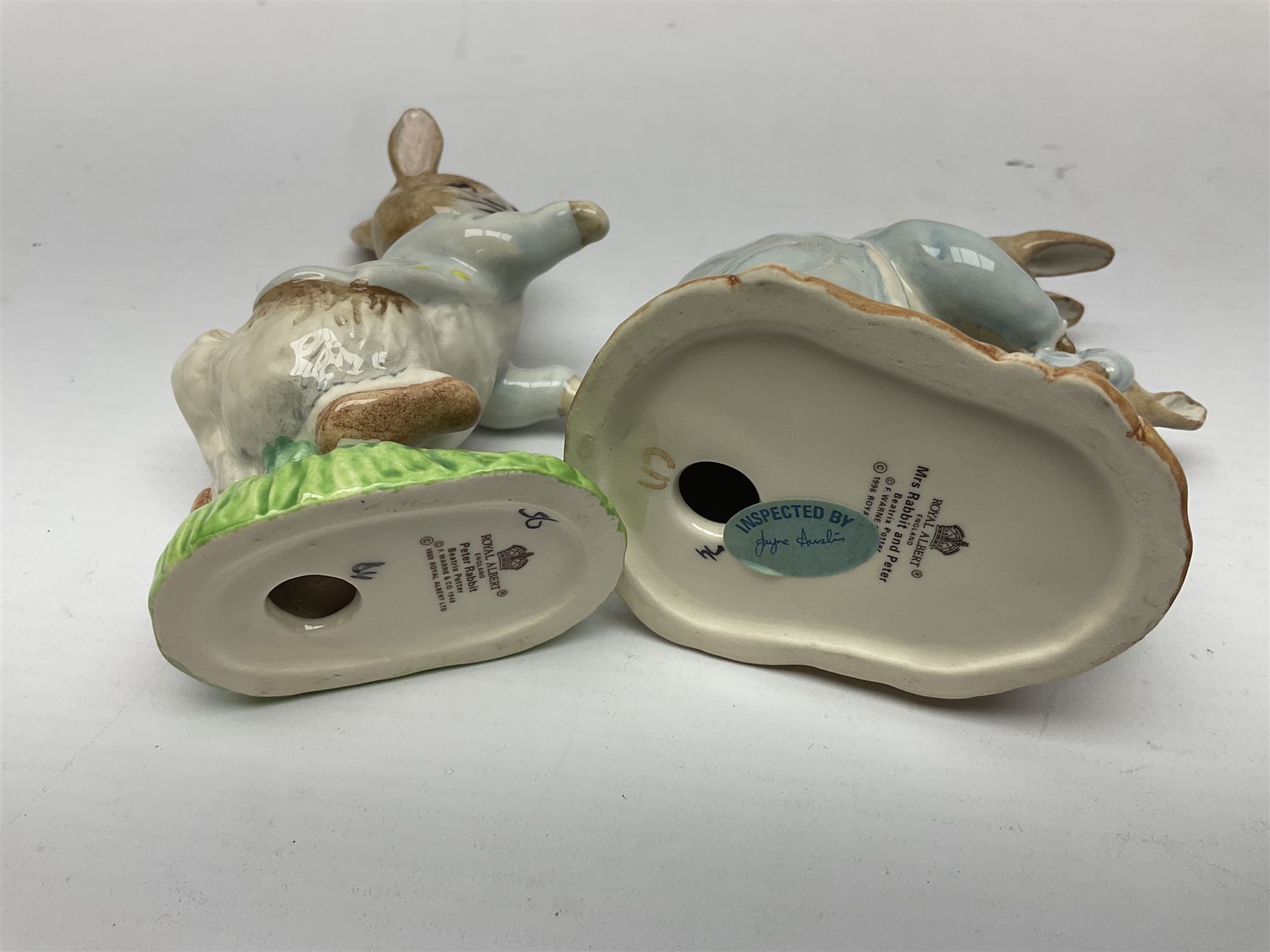 Twelve Royal Albert Beatrix Potter figures, including Mr Alderman Ptolemy, Peter Rabbit and This Pig Had None, etc, some boxed, together with four Royal Worcester Noddy figures, including Big Ears and PC Plod, boxed