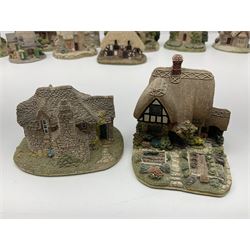Thirty Lilliput lane, to include Hill Top, Bottle Oven, April Cottage, Thimble Cottage, Honeysuckle III, Gullivers Pantry etc