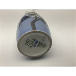 Royal Copenhagen, Mors Dag 1973 plate, together with Royal Copenhagen  vase and ticket dishes and a Lladro swan  