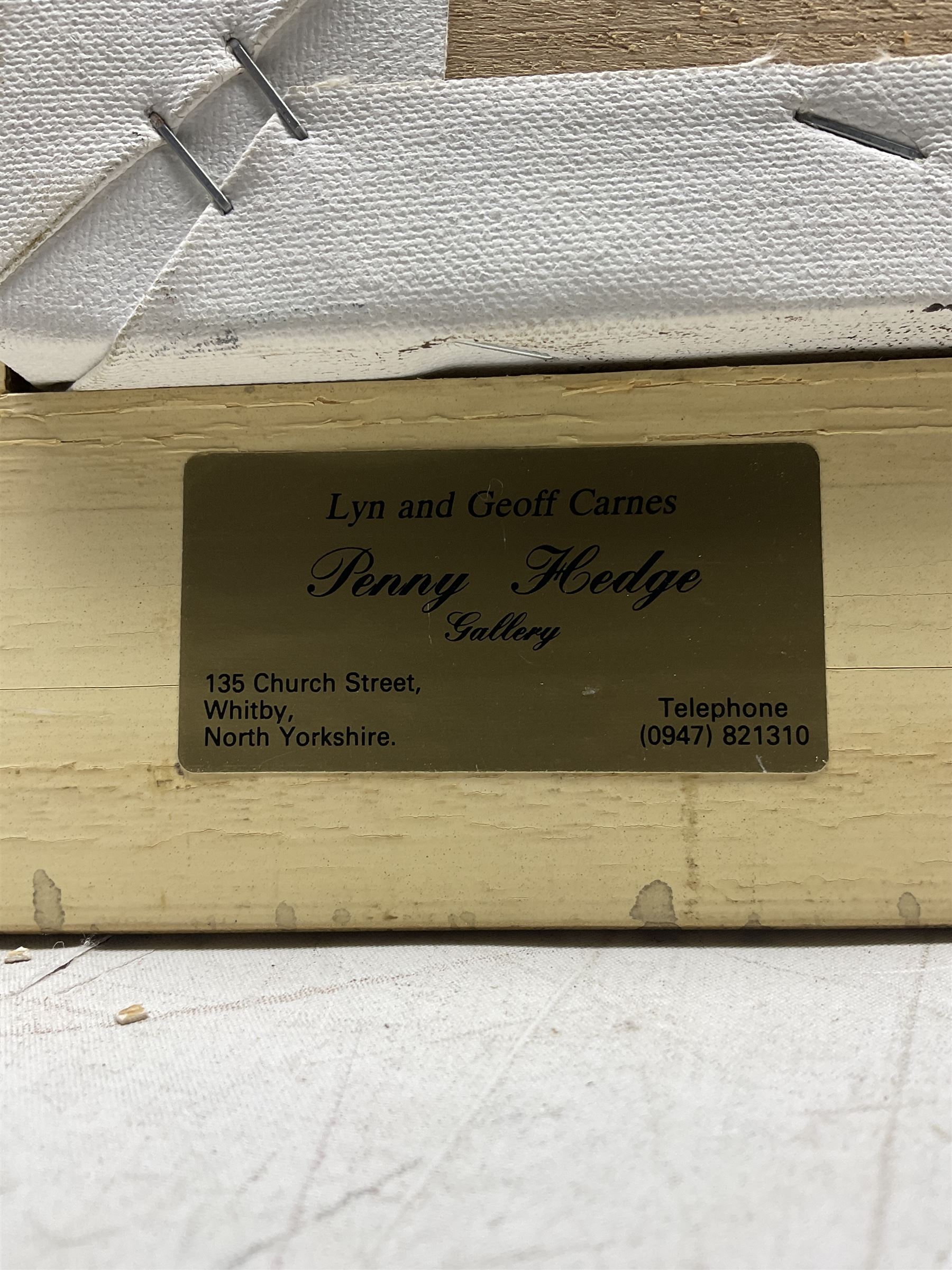 Terry Heath (British 1943-2011): South Coast Landscapes, pair oils on canvas signed 50cm x 75cm (2) 
Provenance: with the Penny Hedge Gallery, Whitby, labels verso