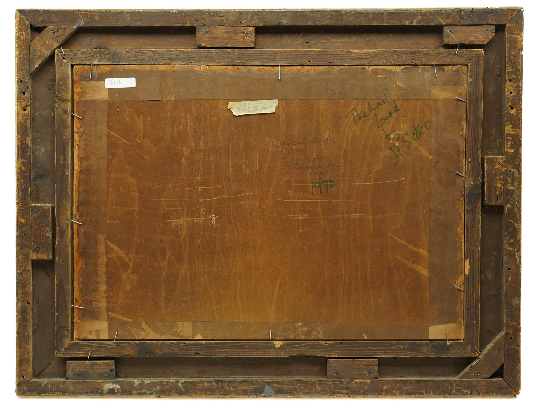 John Falconar Slater (British 1857-1937): 'The Last Load', oil on board signed, titled verso 48cm x 69cm