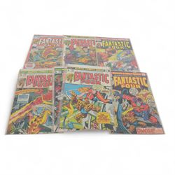 Forty Marvel mostly Bronze Age 'The Fantastic Four' comic books, spanning years 1969-1981, comprising #90, #93, #99, #101, #107, #112 (appears to be a reprint), #116, #118, #125, #126, #127, #128, #129, #130, #131, #132, ##133, #134, ##135, #136, #137, #138, #139, #141, #142, #143, #144, #145, #146, #147, #148, #149, #150,   #151, #152, #153, #154, #166, #181, #233, #236, all bagged, some carded