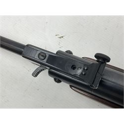 Weihrauch HW35 .22 cal. air rifle with break-barrel action and adjustable trigger, fitted for scope rail mounts, NVN, L115cm overall NB: AGE RESTRICTIONS APPLY TO THE PURCHASE OF AIR WEAPONS.